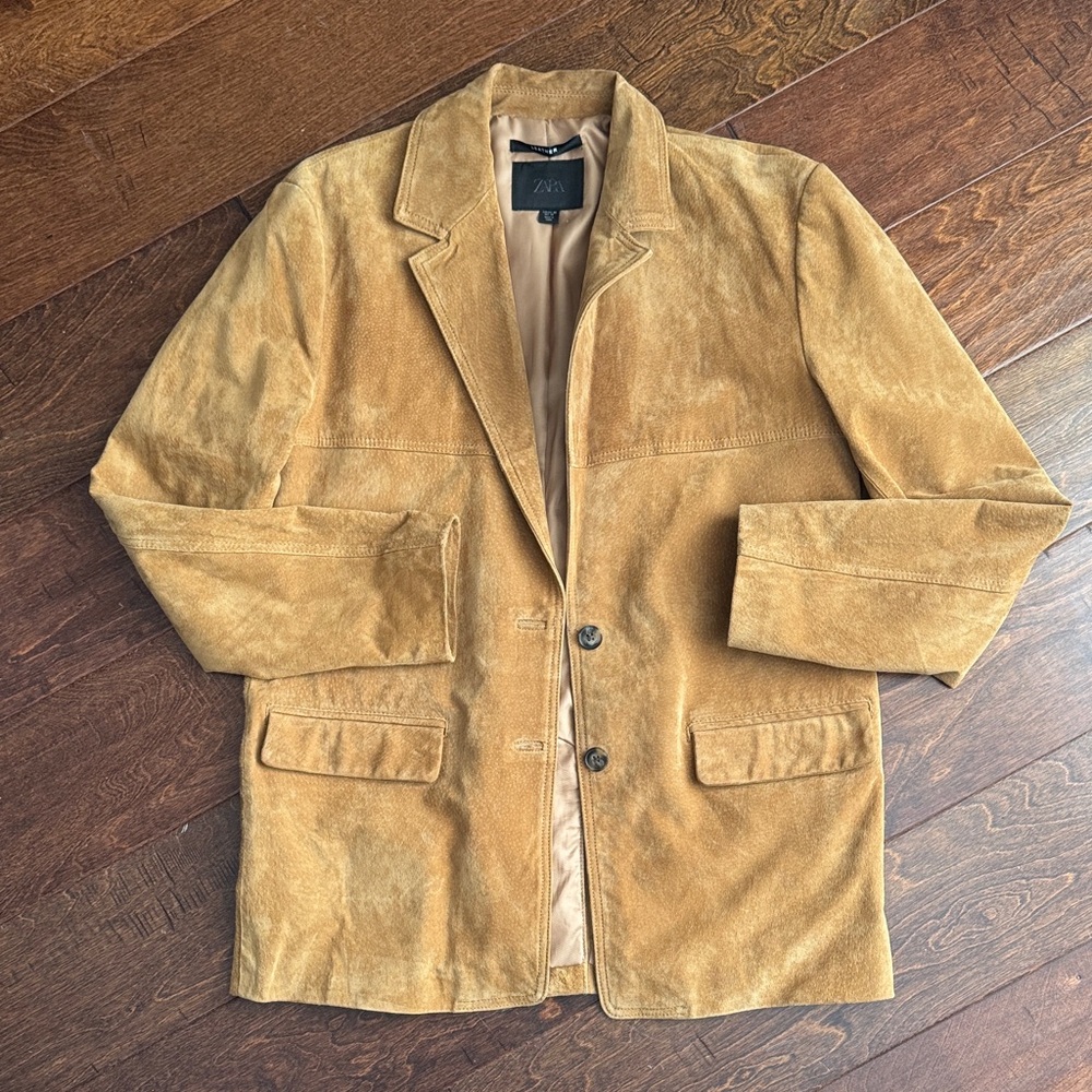 Zara Women's Suede Blazer